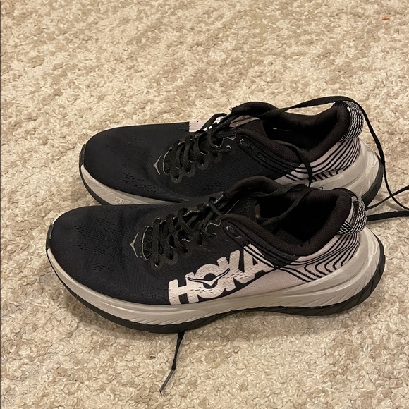 Hoka One One Sneaker Carbon X Size 7 Athletic Running Shoes - Picture 3 of 9